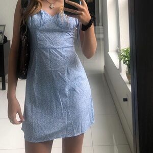 Baby Blue Floral Sundress